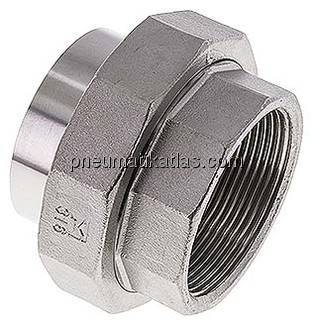 Anschweißverschraubung flach dicht. Rp 2"(IG)-60,3mm