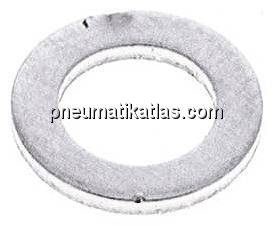 Dichtring (DIN 7603 A), Aluminium,für Gewinde M 5