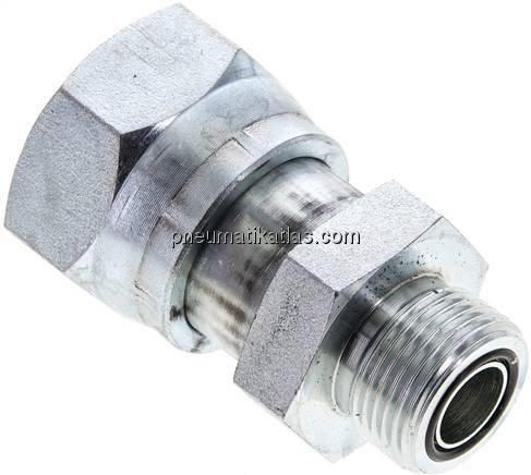 ORFS-Verschraubung UN 1-7/16"-12(IG)-UNS 1"-14(AG)