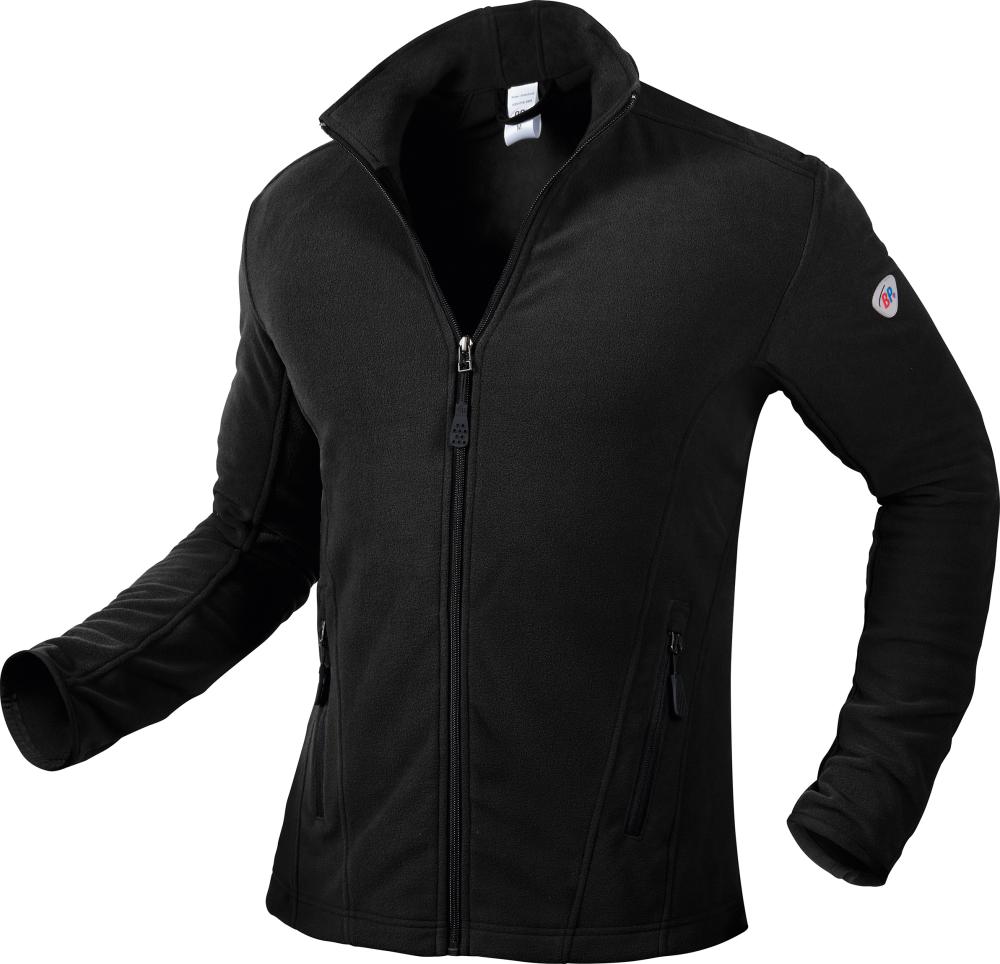 Fleecejacke 1694-641, schwarz, 3XL