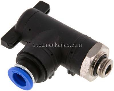 Winkel-Absperrhahn G 1/4"-10mm, IQS-Standard