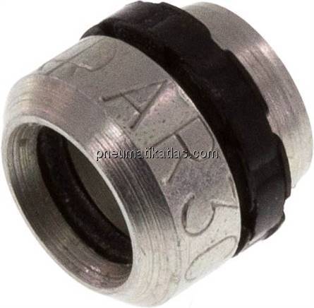 Schneidring Stahl verzinkt mit Elastomerdichtung 6 L (M12x1,5)/6 S (M14x1,5)