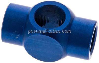 T-Ringstück mit Innengewinde G 1/4", Aluminium