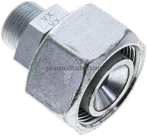 Reduziereinsatz 30 S-16 S (M24x1,5), ohne Mutter & Schneidring, Stahl verzinkt