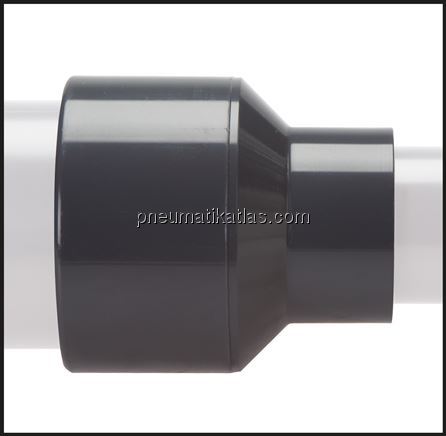 Anwendungsbeispiel: PVC-Rohr reduzieren