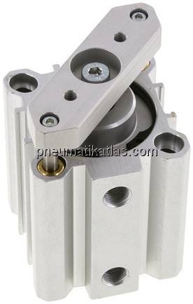 Kurzhubzylinder, verdrehgesichert, 40,Hub 25mm