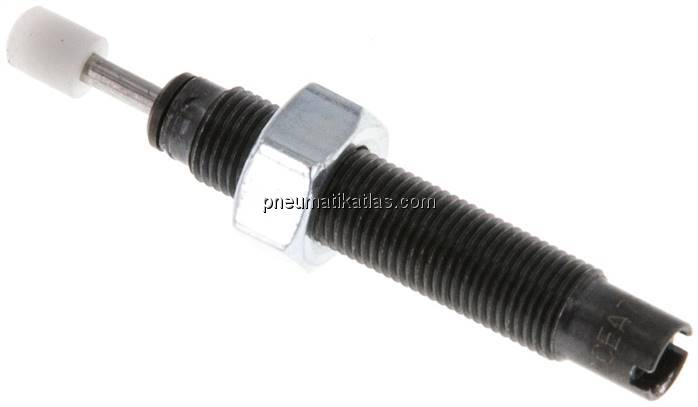 ACE-Stoßdämpfer, M 5x0,5, selbsteinstellend, Hub 4,1 mm