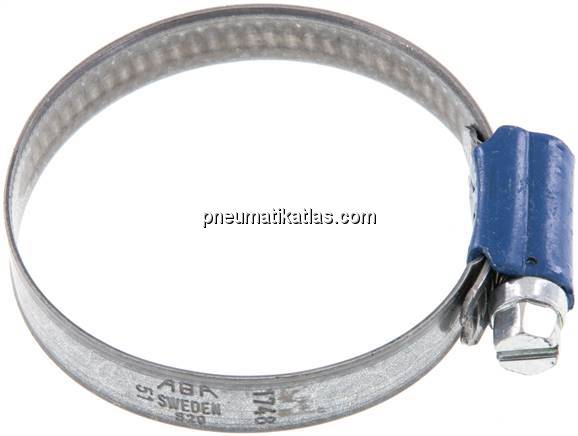 9mm Schlauchschelle 32 - 50mm, Stahl verzinkt (W1) (ABA)