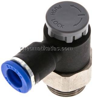 Kompakt-Drosselventil G 3/8"-8mm,abluftregelnd (Standard)