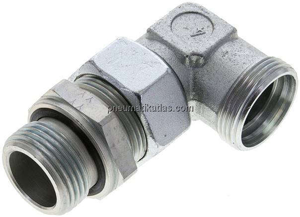 Einstellb. Winkel-Schneidringverschr. G 1"-28 L (M36x2), ohne Mutter & Schneidri