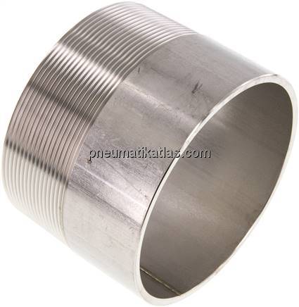 Anschweißnippel R 4"-80mm-114,3mm, 1.4571