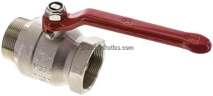 Messing-Kugelhahn, Eco-Line, R 2" / Rp 2", 0 - 25bar