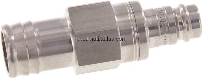 Kupplungsstecker (NW10) 19 (3/4")mm Schlauch, Edelstahl