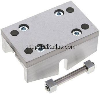 Pendelbrücke (schmal) f. 50mm kolbenstangenlosen Zylinder