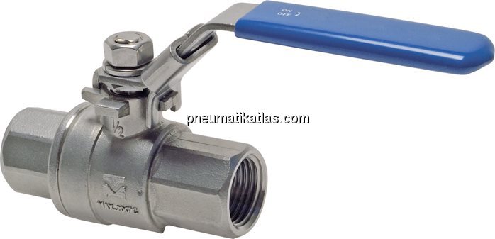 Exemplarische Darstellung: Edelstahl-Kugelhahn 2-t