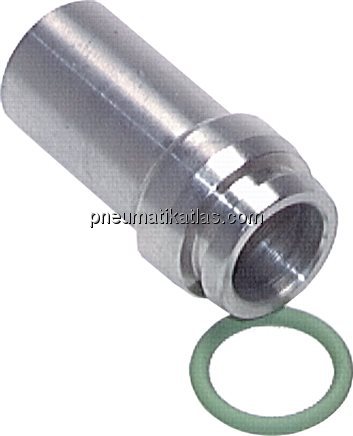 Exemplarische Darstellung: Schweißnippel mit O-Rin