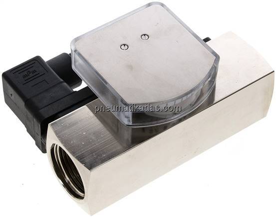 Durchflussmesser/-wächter, 2 - 8 l/min, Messing vernickelt