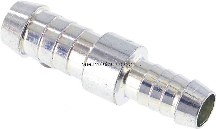 Schlauchverbinder 11 - 12mm / 9 - 10mm, Stahl verzinkt