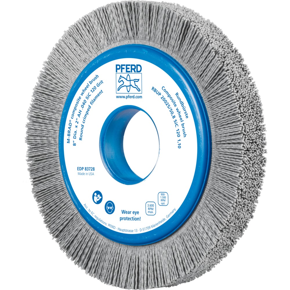 Bürsten mit Plastikkörper RBUP 20025/50,8 SiC 120 1,10