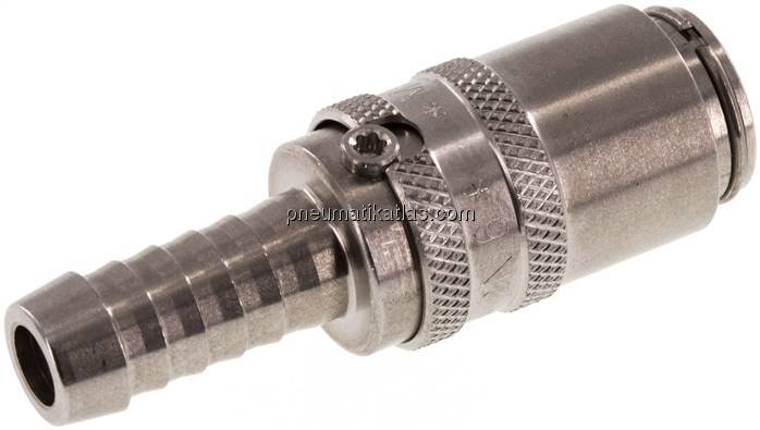 Temperierkupplungsdose (gerade) 9mm Zapfen, 9 (3/8")mm Schlauch