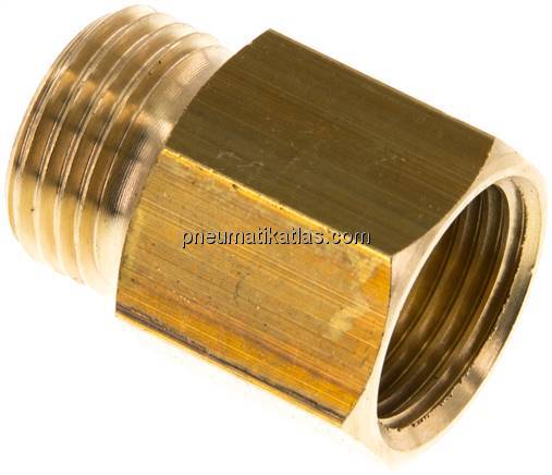 Gewindeverlängerung G 1/2"-22mm, Messing