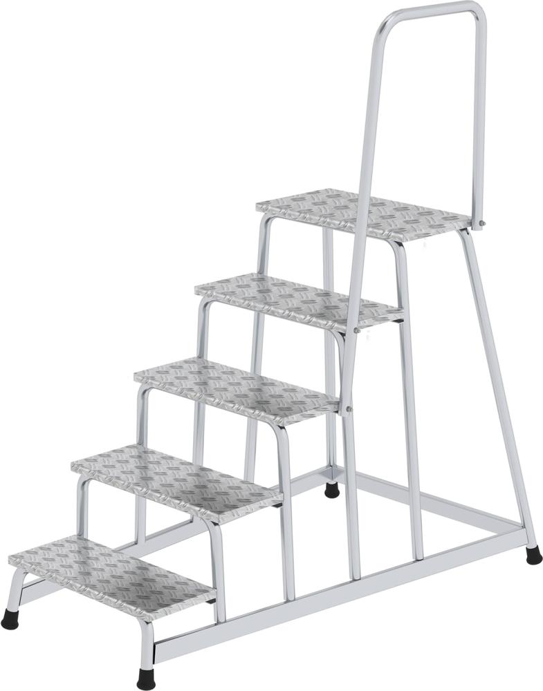 Alu-Arbeitspodest mit Handlauf, starr