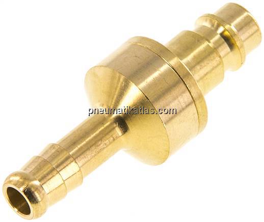 Kupplungsstecker (NW7,2) 8 (5/16")mm Schlauch, Messing