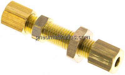 Schott-Klemmringverschraubung 4 (M8x1)mm, Messing