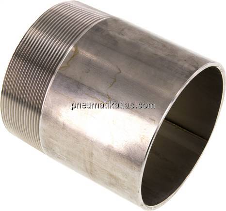 Anschweißnippel R 4"-120mm-114,3mm, 1.4571