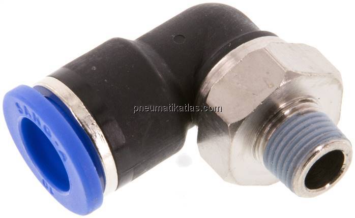 Winkel-Steckanschluss R 1/8"-10mm, IQS-Standard