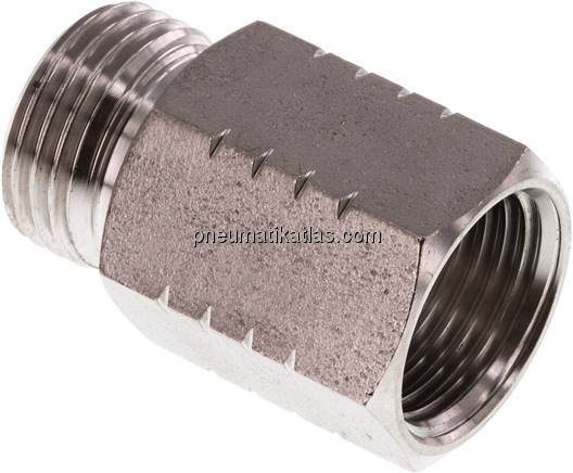 Reduziernippel G 1/2"(AG)-NPT 1/2"(IG), 1.4571