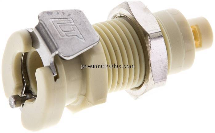 Schott-Kupplungsdose (MC) mit Schlauchtülle, Polypropylen (beige)