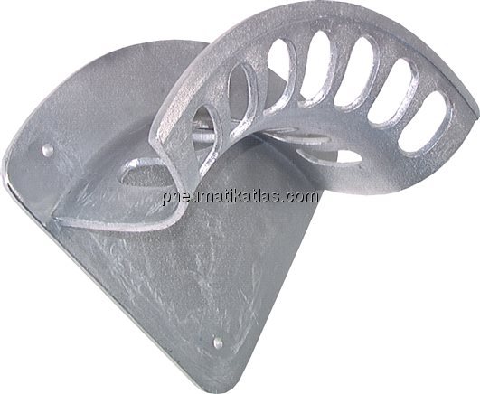 Exemplarische Darstellung: Wandschlauchhalter, Alu