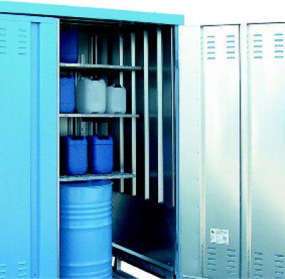 Gitterrost-Regal-Set 3Ebenen,2600x500,vzk LACONT