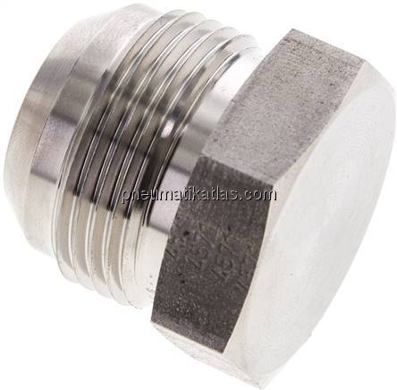 HD-Verschlussstopfen UN 1-5/16"-12(JIC), V4A