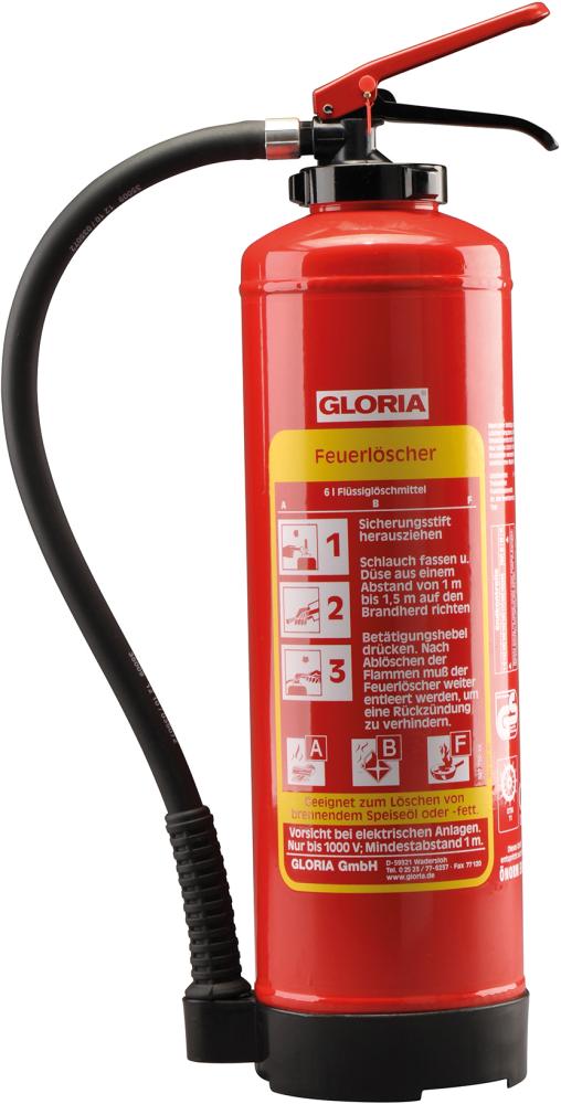 Fettbrand-Aufladelöscher 6 Liter FB 6 Easy Gloria
