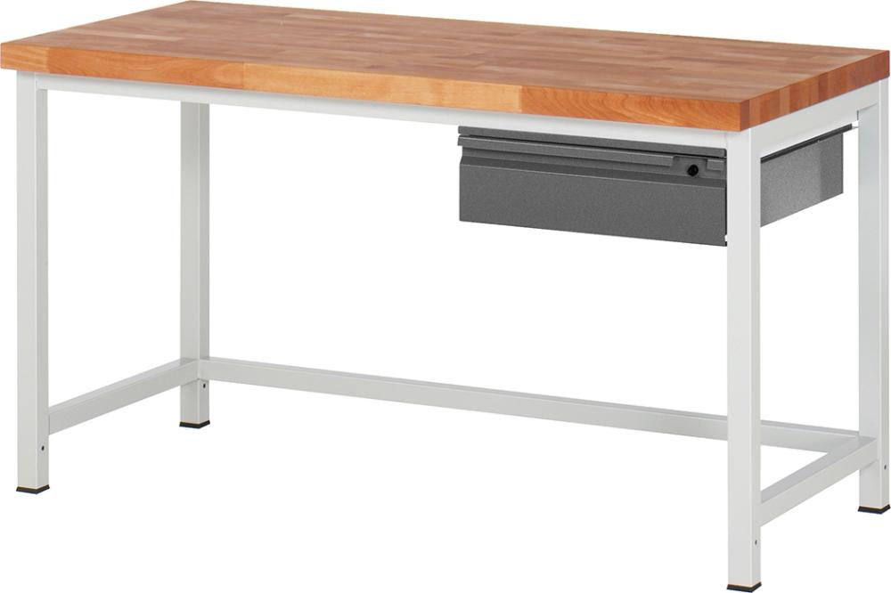 Werkbank Serie Basic 8 Modell 8001-1 B1500xT700xH840mm RAL7035/7016