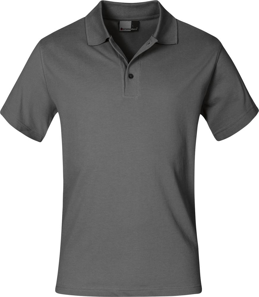 Poloshirt, Gr. 3XL, steel grey