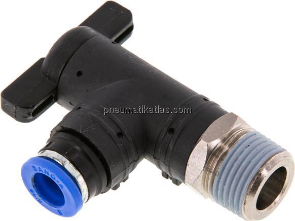 Winkel-Absperrhahn R 3/8"-8mm, IQS-Standard