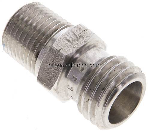 Gerade Schneidringverschr. NPT 1/8"-6 L (M12x1,5), ohne Mutter & Schneidring, 1.