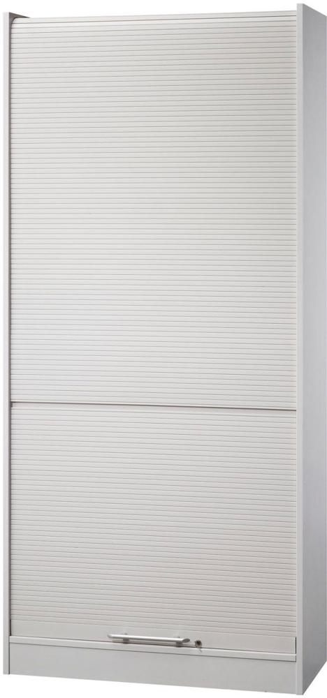 Rolladenschrank 90 cm grau / grau