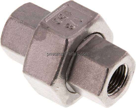 Verschraubung kon. dichtend Rp 1/8" (IG),1.4408