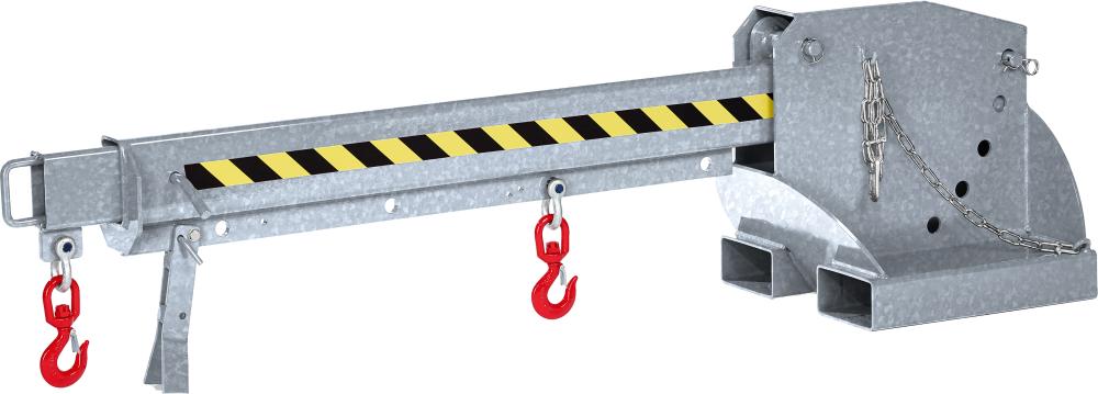 Kranarm Typ RKT-3 6-fach ausziehb.3000kg 5-fach verst. 2260-3760 verzinkt