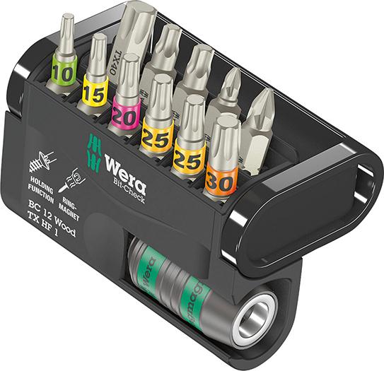 Bit-Satz Bit-Check 12 Wood TX HF 1 Wera