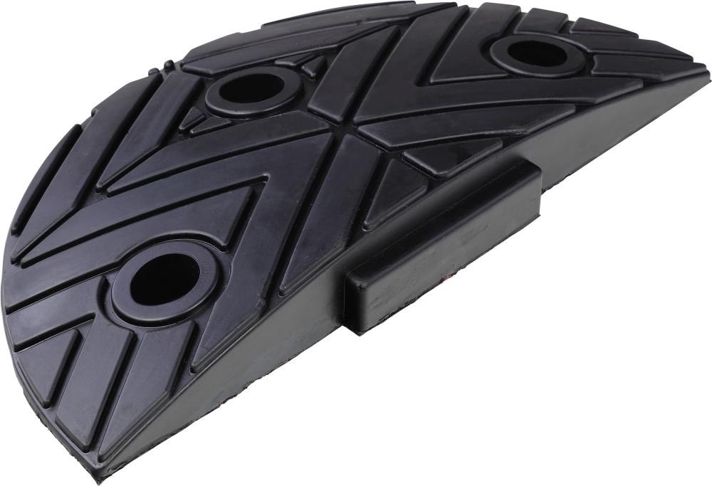 Fahrbahnschwelle Anfangsstück schwarz B250xT420xH50 mm