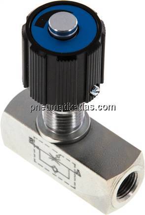 Hydraulik-Drosselrückschlagventil G 1/8"