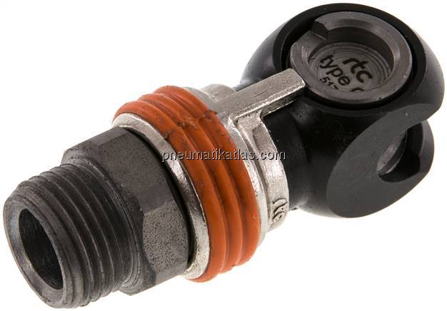 Schwenk-Sicherheits-Kupplungsdose (NW7,2) G 1/2"(AG)