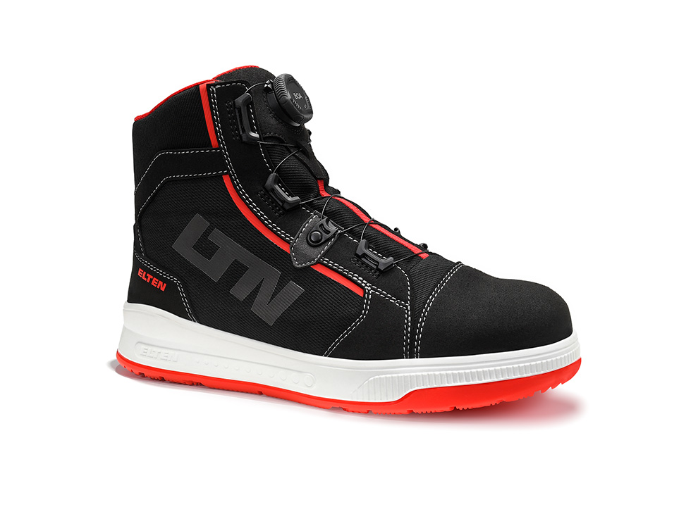Sicherheitsstiefel ISAAK XXST BOA® black-red Mid ESD S2