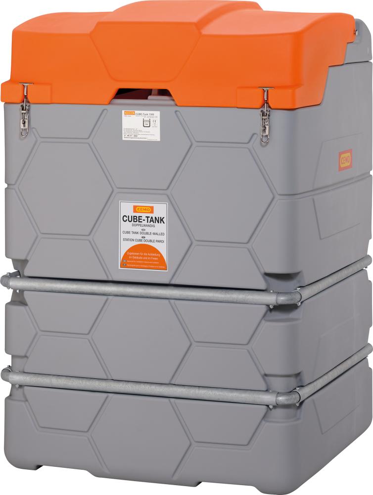 Cube Altöltank Outdoor mit Klappdeckel 2500 ltr.