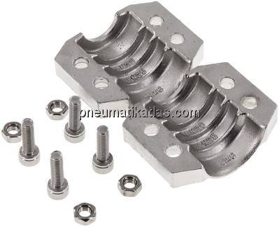 Klemmschalen 30 - 33mm, 1.4401, EN14420-3 (DIN2817)